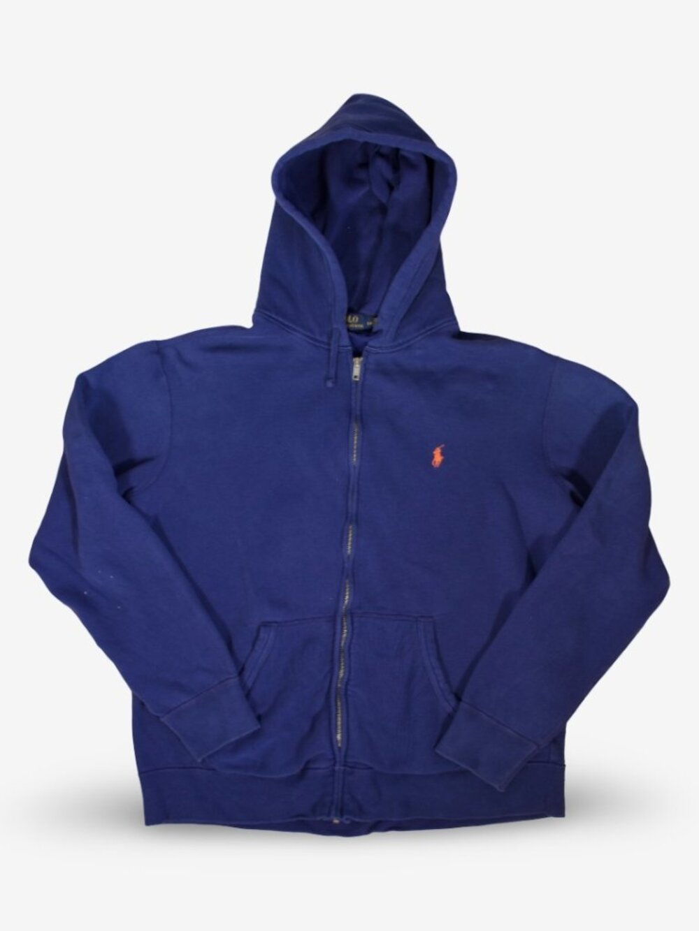 Vintage Polo Ralph Lauren Blue Zip Up Hoodie
